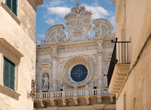 Vista della Basilica di Santa Croce - Lecce - Salento - Puglia