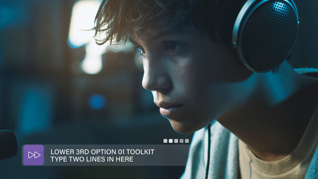 Kids And Teens Techno Lower Third Toolkit