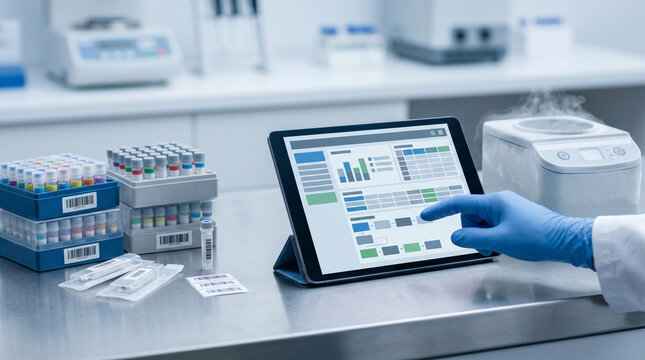 Cryobank inventory management with digital tracking and sample storage