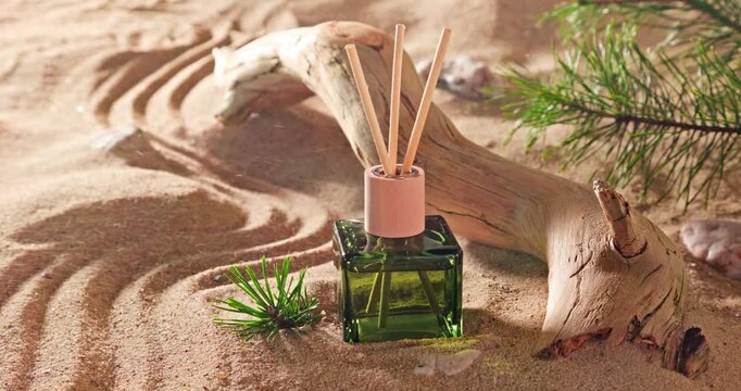 Unique fragrance diffuser smelling of summer and holidays.