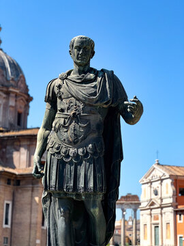 Statue of Julius Caesar in the Roman Forum