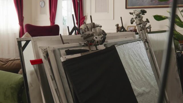 Professional Film Set Lighting Modifiers Black Flag and Diffusion Frames