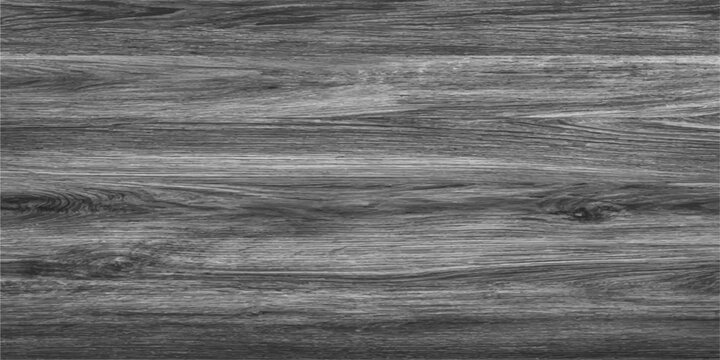 A grayscale, close-up view of a weathered wooden surface displays natural grain patterns and horizontal texture, evoking a rustic and organic feel.