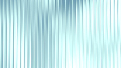 Obraz premium Ribbed glass background with refraction effect. Reeded glass with soft gradient.