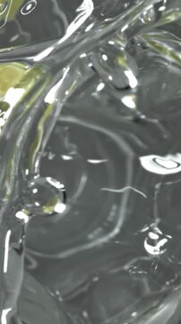 An aspirin tablet falls into a glass of water. Filmed on a high-speed camera at 1000 fps. High quality FullHD footage