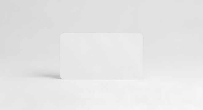 Blank hotel key card template for room access identification and magnetic stripe smart card technology mockup design