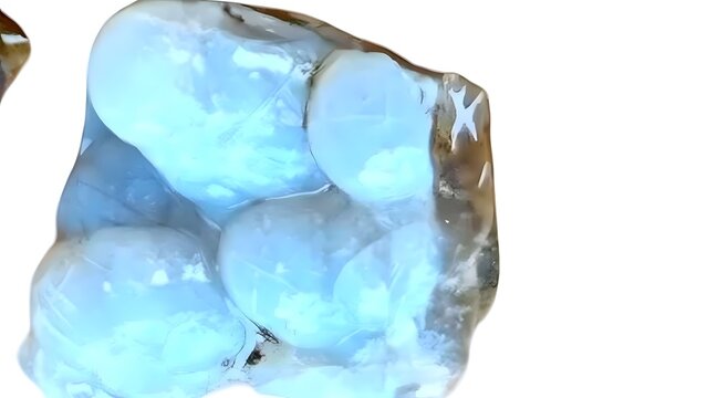 chalcedony, crystal, mineral, stone, rock, gem, gemstone, agate, quartz, blue, pale, light, white, translucent, texture, background, natural, raw, specimen, geology, geological, science, rough, close,