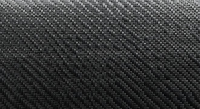 Close up of a dark woven fabric texture with diagonal lines.