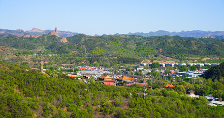 Fototapeta premium Xumi Fushou Tibetan style temple in Chengde, Hebei, China