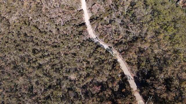 Morialta Conservation Park, Woodforde, Adelaide Hills, South Australia &ndash; 4K Aerial Drone Footage of Rocky Cliffs, Bushland Trails, Wilderness Canyon and Natural Landscape