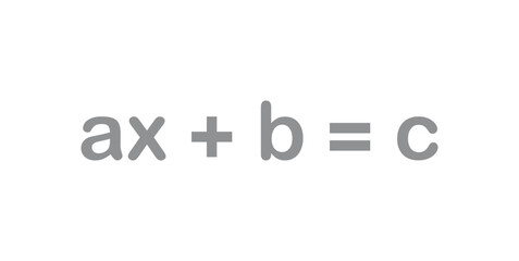 Obraz premium Linear Equation in One Variable in Mathematics.