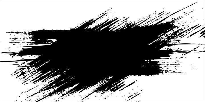 Distorted grunge layer error. Noise destroys texture. Vector trendy deformed glitch shape