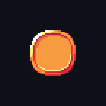 Pixel Art Gold Coin Icon