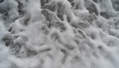 Foamy water 