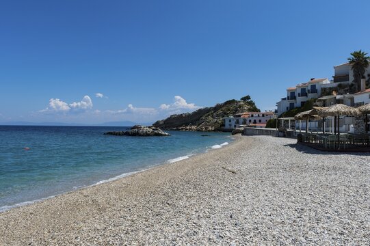 Pebble beach, Kokkari, Samos, Greece