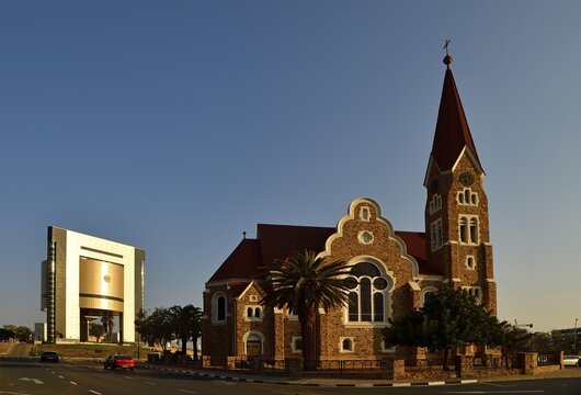 Lutheran Church of Christ with National Museum, Windhoek, Namibia