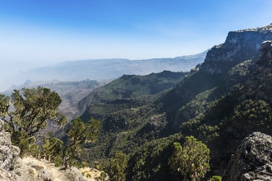 Mountain landscape, Simien Mountains National Park, Ethiopia
