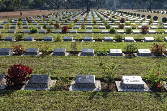 Thanbyuzayat war cemetery, Thanbyuzayat, Mon state, Myanmar