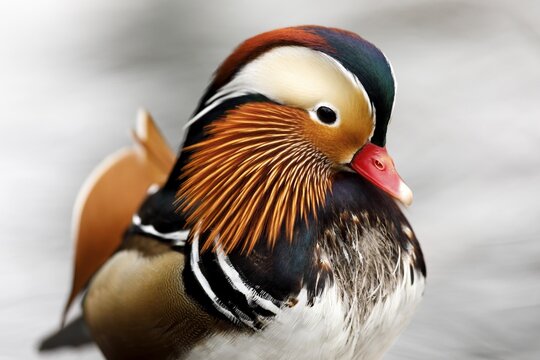 Mandarin duck (Aix galericulata), Germany