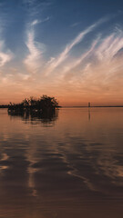 Fototapeta premium sunset over the sea