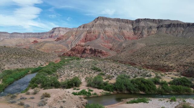 Landscape in Virgin River Canyon - Northern Arizona