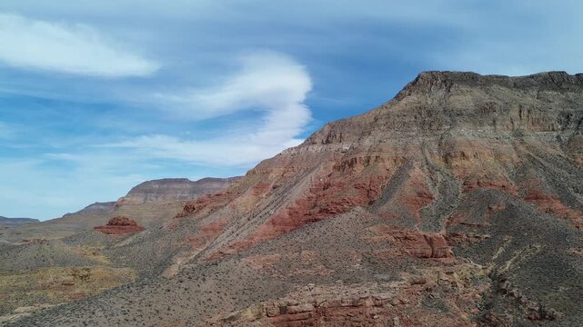 Flying back from the mountains - Virgin River Canyon - Northern Arizona