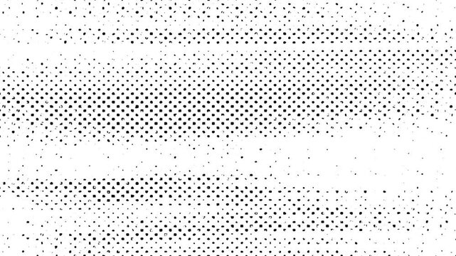 dynamic halftone grunge texture overlay on white background.