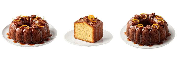 Baked leavened cake loaf processing specimen showcasing structural culinary parameters, organic material components, substance density, and moisture level metrics within food science database file © Zakir