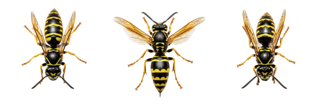 Queen wasp glossy body, Vespula vulgaris, Vespidae family, common yellowjacket pronotal scutum mirror chitin surface, abdominal black bands reflection glare highlights tracking framework