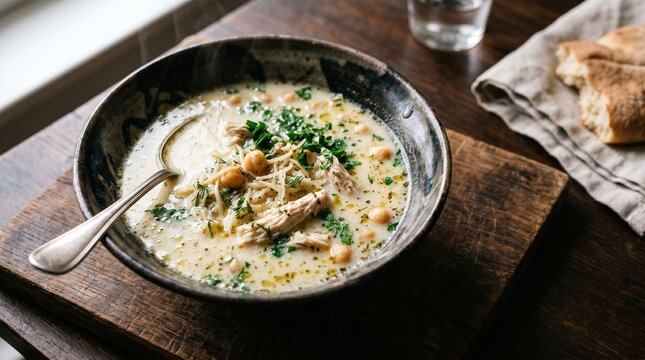 Authentic Algerian Chorba Beida White Chicken Soup