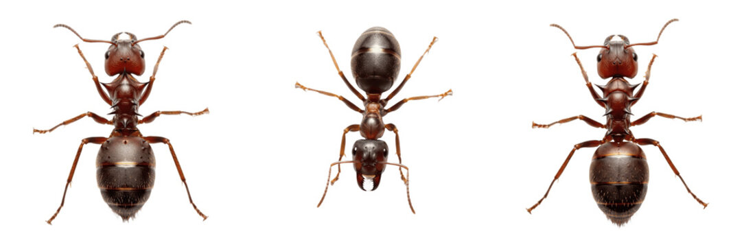 Queen leafcutter ant, Atta cephalotes, Formicidae family, parasol ant massive reproductive dealate profile, spinose mesosoma, fungus garden initialization framework tracking profile asset