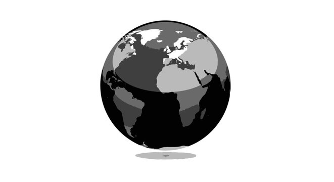 Globe Earth Planet Model Object.