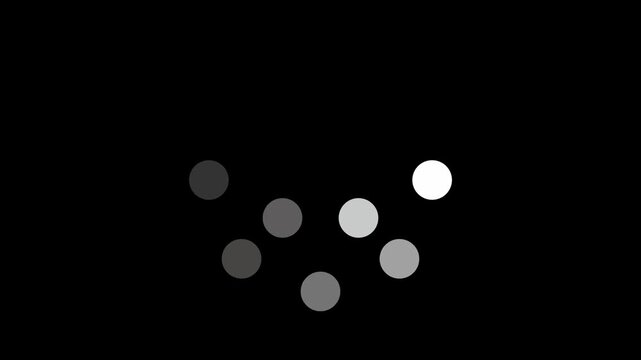 animated circle dot rotating loading gif video icon