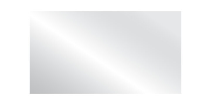 Subtle glass effect gradient silver and white abstract background for modern digital design. Transparent PNG.