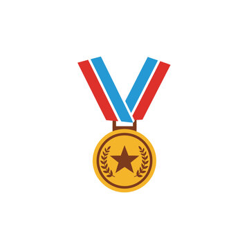Golden Medal with Red Star.