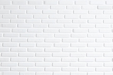 Fototapeta premium white brick wall texture and background.