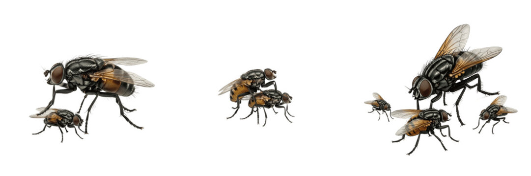 Swarm of dung flies, Scathophaga stercoraria, Scathophagidae family, coprophagous dipteran livestock pasture aggregation, predatory adult insect behavior, mating cluster flight trajectory mapping