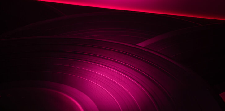 colorful abstract background with vinyl records