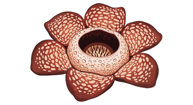Giant Rafflesia Flower Blooming - Rare Parasitic Plant