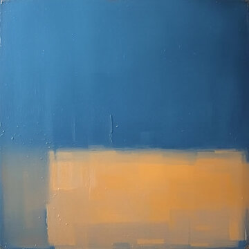 muted indigo warm sand color soft blurred edges rothko style deep contemplation