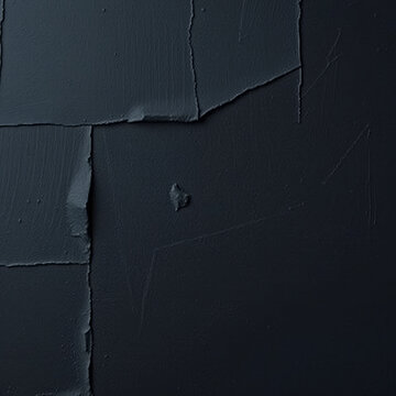 matte gloss black paint intersecting blocks pure textural minimalism