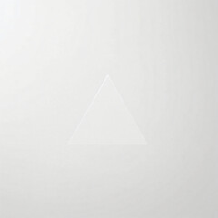 Fototapeta premium minimalist optical tension two sharp triangle points almost touching but not quite stark black and white anxiety and minimalism