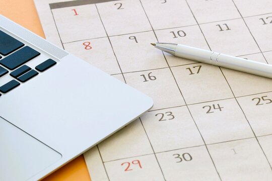 Schedule management and task planning with monthly calendar