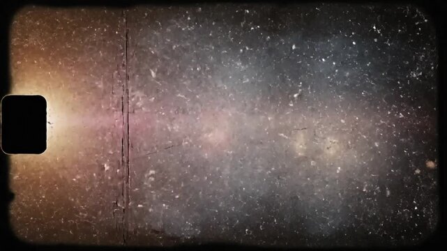 Distressed vintage film texture with dust and scratches.