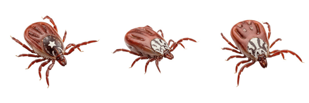 Lone star tick, Amblyomma americanum, distinct dorsal scutum marking profile, Ixodidae family, white spot vector organism, alpha-gal allergy trigger specimen, veterinary medical entomology data