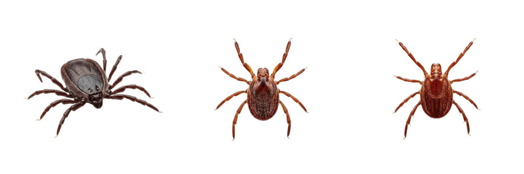 Tick with extended legs, Ixodes ricinus, questing posture positioning, Ixodidae family, host ambush mechanism, carbon dioxide host detection tracking behavior, veterinary entomology field profile