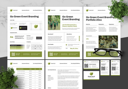 Green And Black Go Green Brand Guidlines