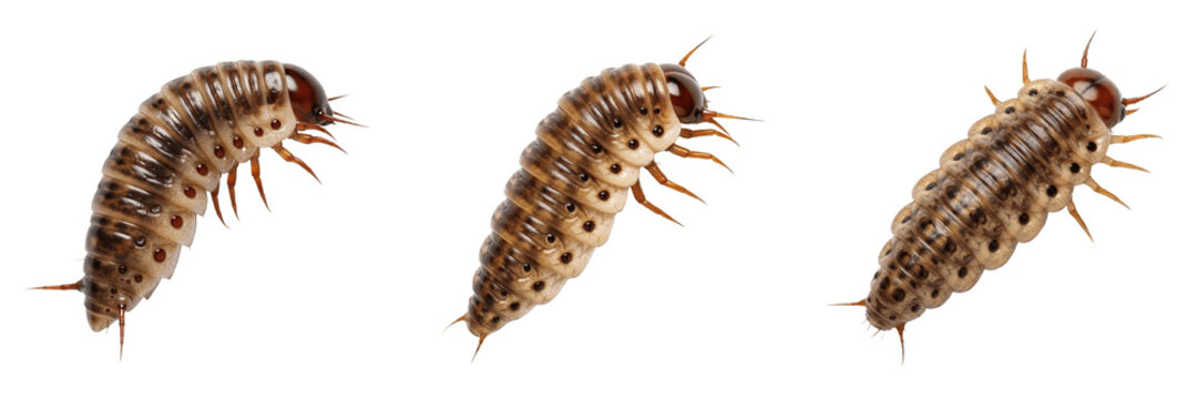 Larva segmented body, Oestridae family, transverse segment rings configuration, botfly grub chitinous annuli layout, body segment identification framework, macro biological taxonomy text sheet