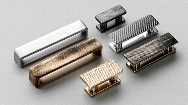 Metal office staples and stapler supplies isolated on a black background