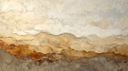 Naklejka premium Contemporary earthy texture with layered sand, mocha and cream tones. generative ai